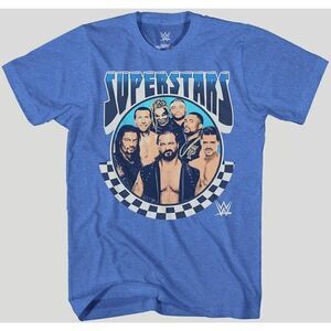 WWE Superstars Grid Roman Reigns John Cena Becky Lynch Boys Youth Shirt